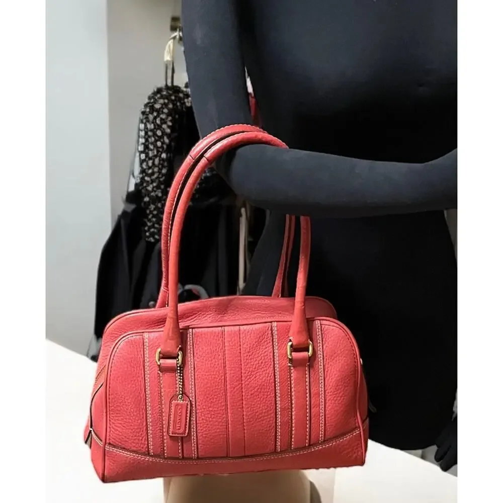 Y2K Coach 10526 Hamilton Pebble Leather Satchel Bag